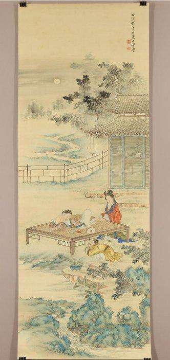 Antieke Japanse Hangrol - Chikukei Nakabayashi, Antiek en Kunst, Antiek | Overige Antiek