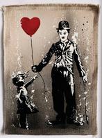 Elisée Skayzoo (1984) - Chaplin et le jeune fille au ballon