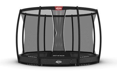 BERG Elite InGround 330 Grijs + Safety Net Deluxe, Kinderen en Baby's, Speelgoed | Buiten | Trampolines, Nieuw, Ophalen of Verzenden