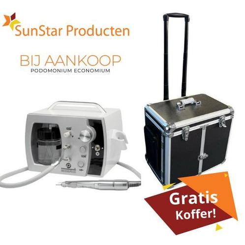 Pedicure Motor, Podomonium Economium PLUS, GRATIS koffer!, Witgoed en Apparatuur, Persoonlijke-verzorgingsapparatuur, Hand- en Voetverzorging