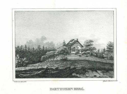 Zicht op Leersum, Antiek en Kunst, Kunst | Etsen en Gravures
