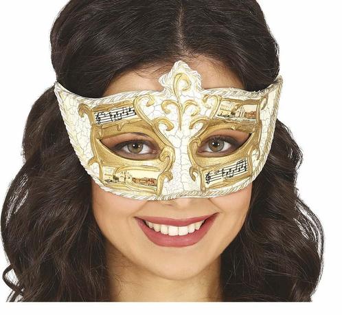 Gouden Masker Venitiaans, Hobby en Vrije tijd, Feestartikelen, Nieuw, Verzenden