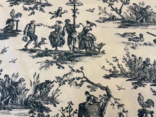 Landelijke ballade in Toile de Jouy: Een ode aan het, Antiek en Kunst, Antiek | Kleden en Textiel
