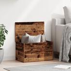 vidaXL Opbergdoos van Oud Hout 60x35x35 cm Gelaagd Hout, Verzenden, Nieuw