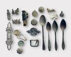 Tin (spoons) and Bronze Lot of Finds - found over years of, Antiek en Kunst