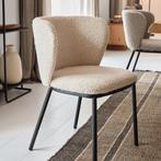 *WOONWINKEL* Kave Home Ciselia Eetstoel Met Ronde Rug Wit Bo, Huis en Inrichting, Stoelen, Verzenden, Nieuw, Wit