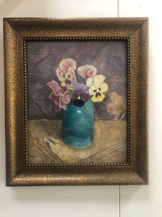 Sári Góth (1900-1992) - Bloemen in vaas, Antiek en Kunst, Kunst | Schilderijen | Klassiek