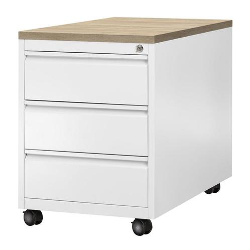 -16% Ladeblok Basic 3 Laden - Wit, Huis en Inrichting, Kasten | Ladekasten, 3 of 4 laden, 75 cm of meer, Nieuw, Metaal, Minder dan 100 cm