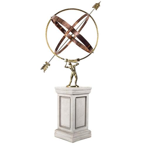 Zonnewijzer Hercules Z1 & sokkel S106 Decoratie, Tuin en Terras, Tuinwanddecoratie, Verzenden