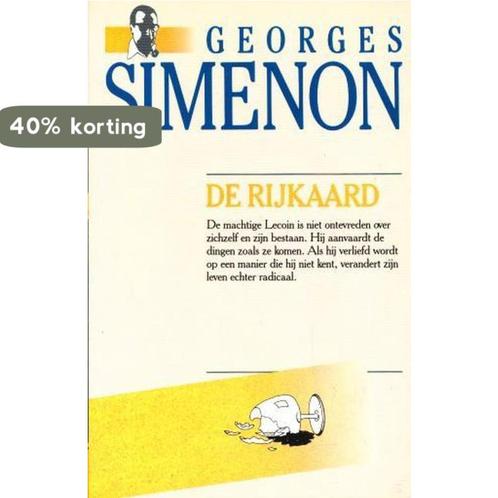 De rijkaard 9789022977699 Georges Simenon, Boeken, Romans, Gelezen, Verzenden