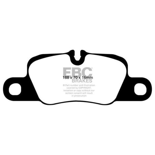 EBC 12-15 Porsche 911 (991) (Cast Iron Rotor only) 3.8, Auto-onderdelen, Remmen en Aandrijving, Ophalen of Verzenden