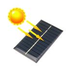 6V 1W 110x60mm Mini zonnepaneel (DIY Solar, Elektronica), Hobby en Vrije tijd, Nieuw, Verzenden