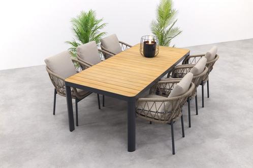 Hartman Monza/General verstelbare tuinset - 220x100 cm. -, Tuin en Terras, Tuinsets en Loungesets, Tuinset, Nieuw, Hout, Verzenden