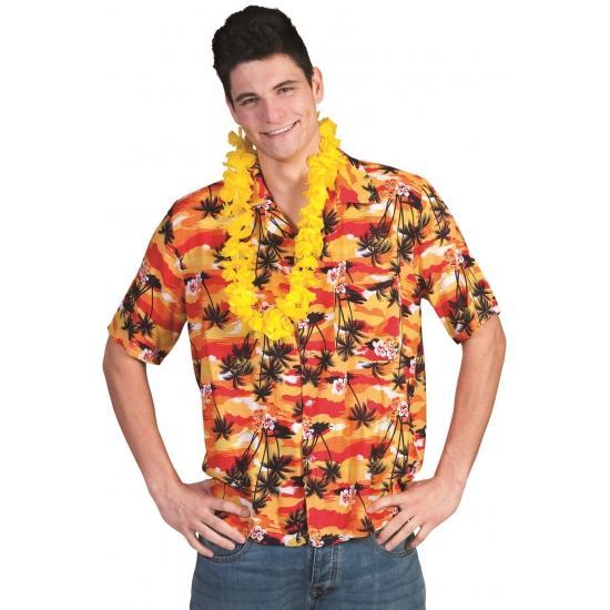 Hawaii overhemd rood met oranje - Hawaii kleding, Kleding | Heren, Carnavalskleding en Feestkleding, Ophalen of Verzenden