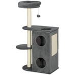 TRUUSK Krabpaal 111 Cm Met Kattenhol, Bed, Speelbal, Krabpaa, Dieren en Toebehoren, Katten-accessoires, Verzenden, Nieuw