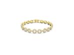 Swarovski Dames Armband Staal  -  Goudkleurig, Verzenden, Nieuw