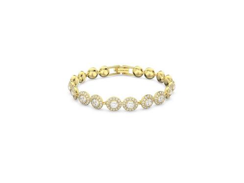 Swarovski Dames Armband Staal  -  Goudkleurig, Huis en Inrichting, Woonaccessoires | Overige, Nieuw, Verzenden