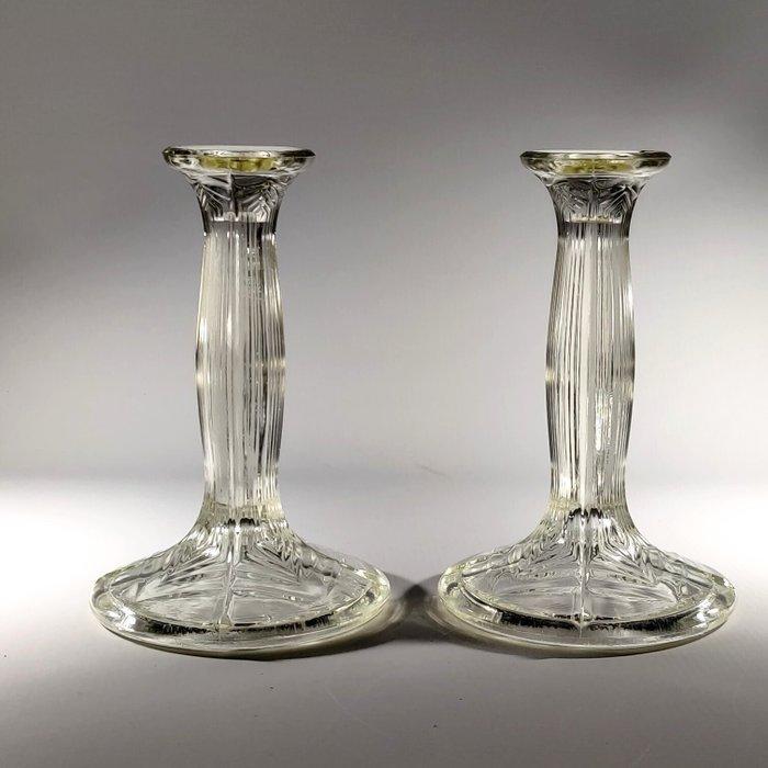 Val Saint Lambert - Charles Graffart - Kandelaar model, Antiek en Kunst, Antiek | Glas en Kristal