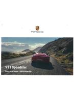 2019 PORSCHE 911 SPEEDSTER INSTRUCTIEBOEKJE NEDERLANDS, Auto diversen, Handleidingen en Instructieboekjes