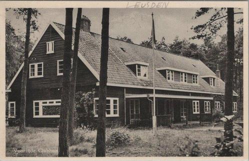 LEUSDEN - Clubhuis Ingeborg. Voorzijde Clubhuis, Verzamelen, Ansichtkaarten | Nederland, Verzenden