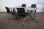 Assenburg | Vergadertafel | Tweedehands | Antarciet eiken bl, Verzenden, Gebruikt