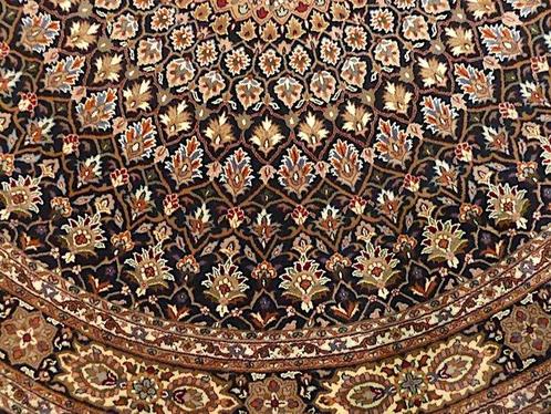 Tabriz Gombad met zijde - Tapijt - 200 cm - 200 cm, Huis en Inrichting, Stoffering | Tapijten en Kleden