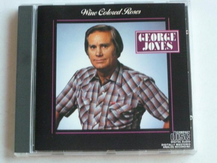 George Jones - Wine Colored Roses, Cd's en Dvd's, Cd's | Country en Western, Zo goed als nieuw, Verzenden