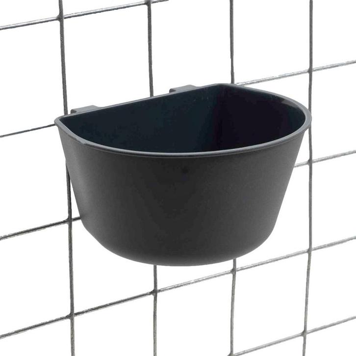 Gaas drink-voerbakje antraciet - Kip - Voerbakjes, Dieren en Toebehoren, Vogels | Toebehoren, Nieuw, Verzenden