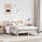 vidaXL Bedframe zonder matras massief grenenhout 120x190 cm, Huis en Inrichting, Slaapkamer | Bedden, Bruin, Verzenden, Nieuw