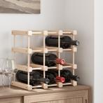 vidaXL Wijnrek voor 12 flessen 36x23x36 cm massief, Huis en Inrichting, Woonaccessoires | Wijnrekken, Verzenden, Nieuw
