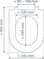 SCHUTTE WC-Bril 82910 D-SHAPE WHITE Duroplast, Huis en Inrichting, Ophalen of Verzenden, Nieuw