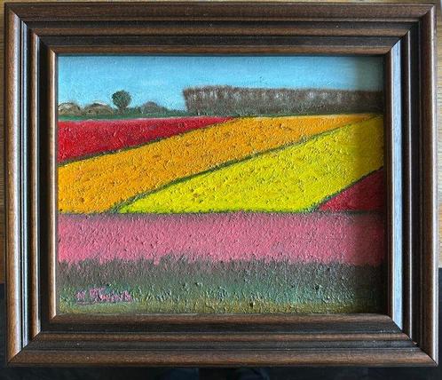 Natasja Smink (1979- heden) - Bollenvelden, Antiek en Kunst, Kunst | Schilderijen | Klassiek