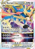 Zacian VSTAR 096/159 Crown Zenith, Hobby en Vrije tijd, Verzamelkaartspellen | Pokémon, Losse kaart, Nieuw, Foil, Ophalen of Verzenden