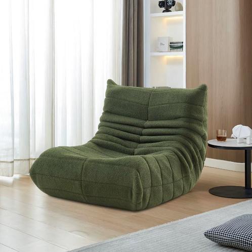 Nieuwe Togo Style Designer Zetel - Groen / Beige / Roze Sofa, Huis en Inrichting, Banken | Sofa's en Chaises Longues, Nieuw, Verzenden