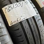 2 x Continental EcoContact 5 185-55-15 Zomerbanden 6,5mm, Auto-onderdelen, Banden en Velgen, Gebruikt, 15 inch, Band(en), Personenwagen