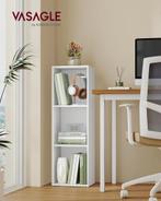 Boekenkast klein - 3-laags - open kast - 24 x 30 x 94,8 cm, Verzenden, Nieuw