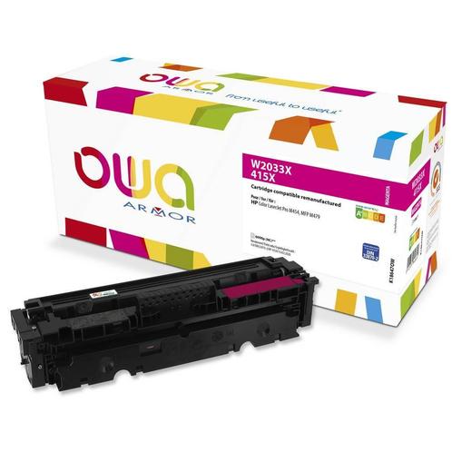 OWA Armor HP W2033X / 415X Remanufactured Toner Magenta, Computers en Software, Printerbenodigdheden, Toner, Nieuw, Ophalen of Verzenden