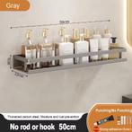 Badkamer opbergrek zonder boren voor wandmontage, Verzenden, Nieuw