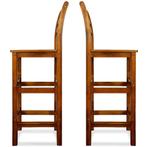 Set van 2 Acacia Hout Barkrukken (Meubelen, Interieur), Huis en Inrichting, Verzenden, Nieuw