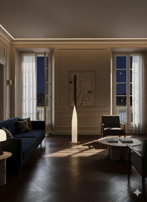 KDLN - Aquilialberg Studio - Staande lamp - Evita - Beige -, Antiek en Kunst, Antiek | Lampen