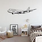 Muursticker Vliegtuig 747, Nieuw, Sticker, Verzenden