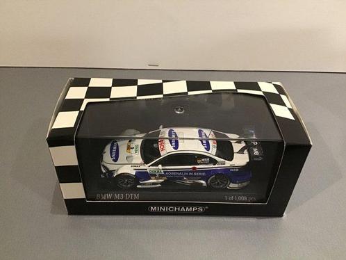 Minichamps 1:43 - Modelauto (2) - BMW M3 DTM (E92) en BMW M3, Hobby en Vrije tijd, Modelauto's | 1:5 tot 1:12