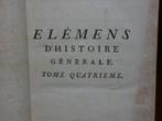 abbé Millot - Elemens dhistoire générale - 1778, Antiek en Kunst, Antiek | Boeken en Bijbels