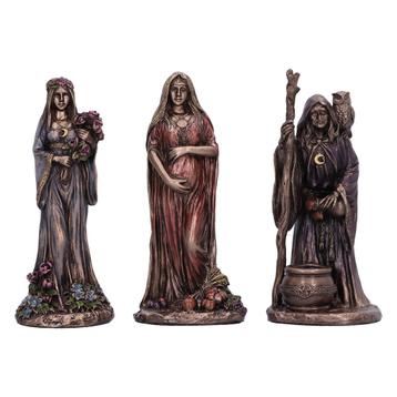 Beelden - Maiden, Mother and Crone Trinity - 10,5cm beschikbaar voor biedingen