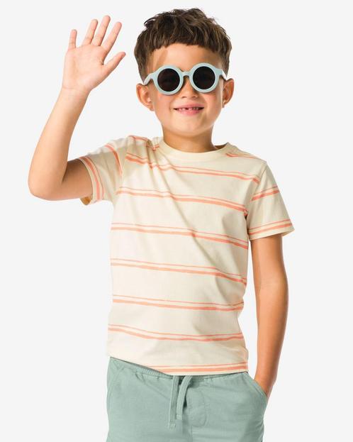 HEMA Kinder T-shirt strepen - 2 stuks lichtblauw, Kinderen en Baby's, Kinderkleding | Overige, Nieuw, Verzenden