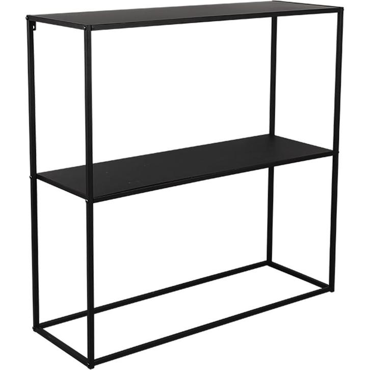 Bijzettafel - Livion Xena - Consoletafel - Zwart - Metaal, Huis en Inrichting, Tafels | Eettafels, Nieuw, Metaal, Ophalen of Verzenden