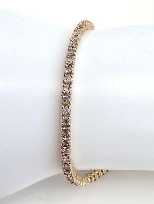Zonder Minimumprijs - Armband - 14 karaat Roségoud - 2.25ct., Sieraden, Tassen en Uiterlijk, Armbanden