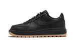 Nike Air Force 1 Low Luxe Black Gum - maat 46 (Sneakers), Verzenden, Zwart, Nieuw, Sneakers of Gympen