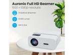 Auronic Beamer - Mini Beamer - 10.000 Lumen - WiFi 1080P, Verzenden, Nieuw