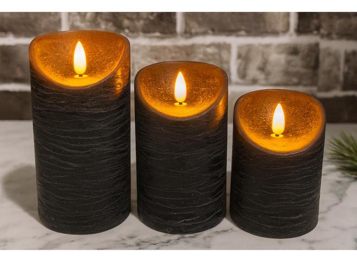 Fedec LED Kaarsenset - Simulatie vuur - 3 kaarsen +, Huis en Inrichting, Woonaccessoires | Kandelaars en Kaarsen, Nieuw, Verzenden